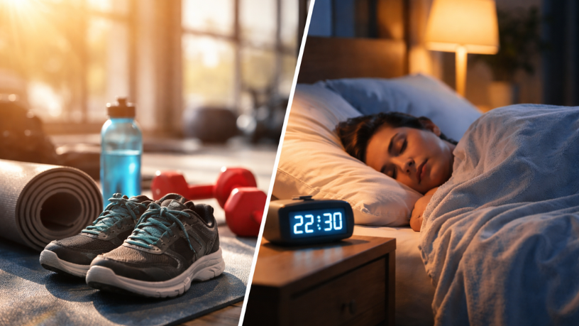 Matheus Vinicius Voigt explica que atividade física ajuda a regular hormônios e reduzir o estresse, favorecendo noites mais reparadoras.